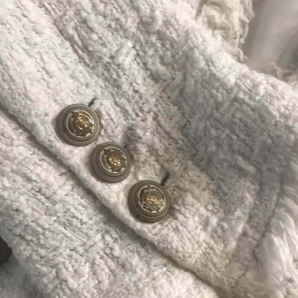 Zara white tweed blazer - Picture 6 of 6